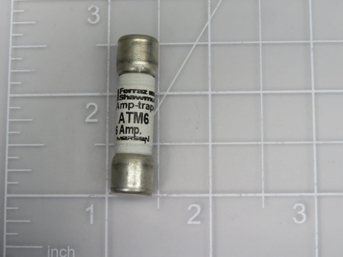 Lot of 10 Ferraz Shawmut ATM6  Amp-trap 6 Amp Fuse 600V   For Sale