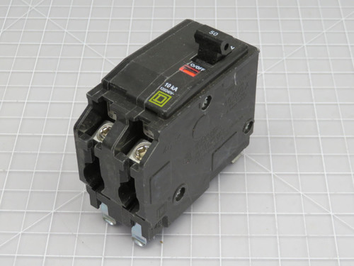 Lot of 5 Square D DP-4075  Circuit Breaker 50 Amp 2 Pole 10Ka  For Sale