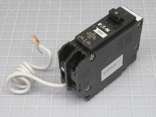 Eaton  BRN115GF  1 Pole Ground Fault Circuit Breaker   For Sale