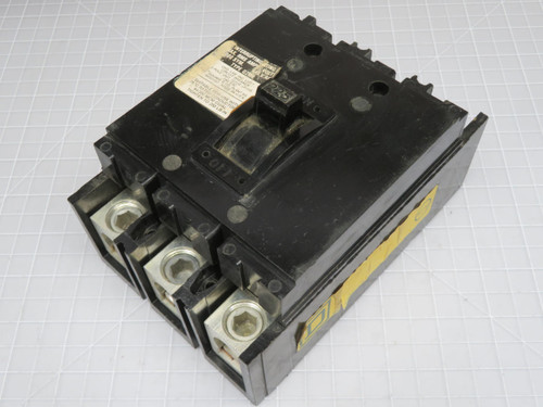 Square D LP-105 Type QZME Circuit Breaker 3 Pole 240 VAC 225 Amp  For Sale