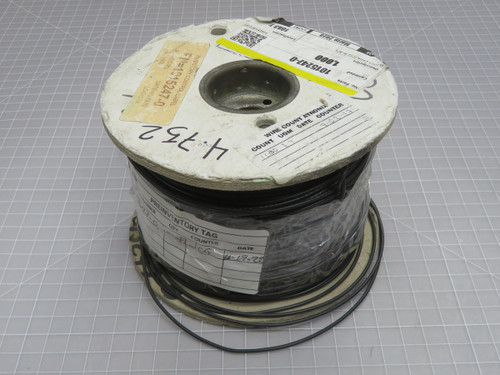 Lot of 900 FT Marzo  1015247-0  Cable Black 24 GA 7/32   For Sale