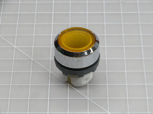 Lot of 6 ABB  1SFA611100R3103  Yellow Momentary Push Button Head  For Sale