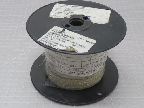 Lot of 60 FT ICA  BRAID-.781-T  Mil-Spec Round Screening Braid  For Sale