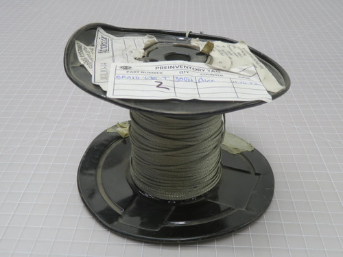 Lot of 350 FT ICA  BRAID-.078-T  Mil-Spec Round Screening Braid  For Sale