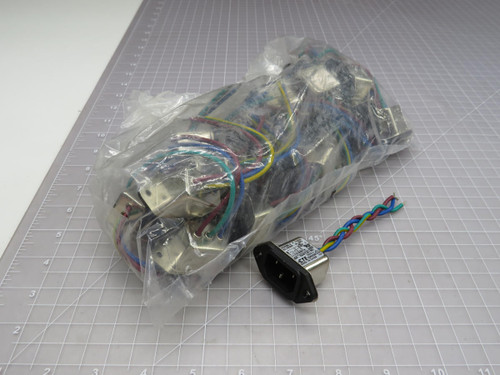 Lot of 24 TE  15SRB8-X  AC Power Entry Modules 15A Wire-Leaded
  For Sale