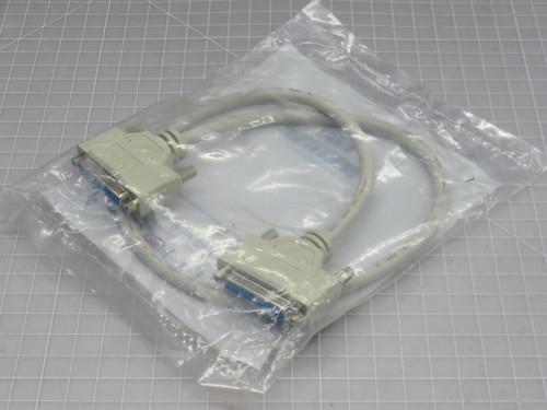 L-COM CSMN25FF-2.5 D-SUB CABLE ASSEMBLY DB25 GRAY T207917