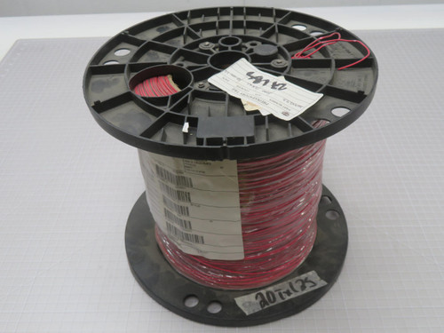 Lot of 5000 FT Southwire    TXL Primary Wire 20 AWG XLPE Red  For Sale