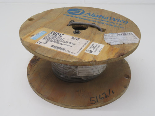 Lot of 100 FT Alpha  5162/1C  Conductor Multi-Conductor Cable Slate 18 AWG Foil, Braid 100.0' (30.5m)  For Sale