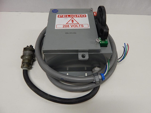 ALLEN BRADLEY 1494F-FNP30 DISCONNECT SWITCH 30 A 600 VAC