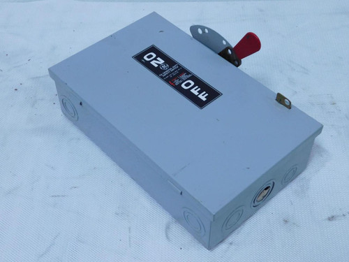 GE TGN3322 Safety Switch 60 A 240 VAC / 250 VDC T127274 For Sale