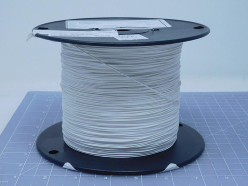 Wiremasters M22759/11-26-9    White 26 AWG PTFE Tapes/Coated Fiberglass Braid Wire For Sale