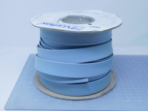 Lot of 100 Ft  Varflex 2109-1-3/4 DMS2109   1 3/4 In Silicone Elastomer Coated Glass Fiber Braid Sleeving For Sale