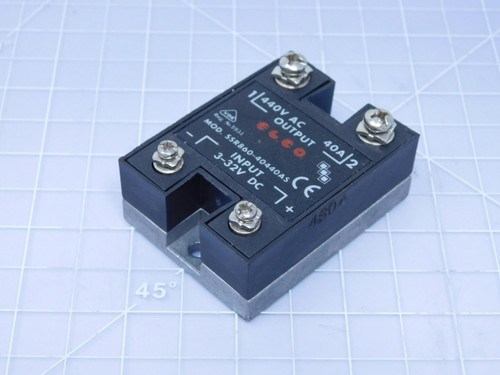 Lot of 2 EL.CO. SSR860-40440AS    Solid State Relay 440 VAC 40 A Output For Sale