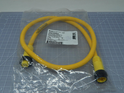 Woodhead 1300100864 114030K12M010 Mini-Change 4P Male/Female ST/ST 1.0M TPE Flex Cable For Sale