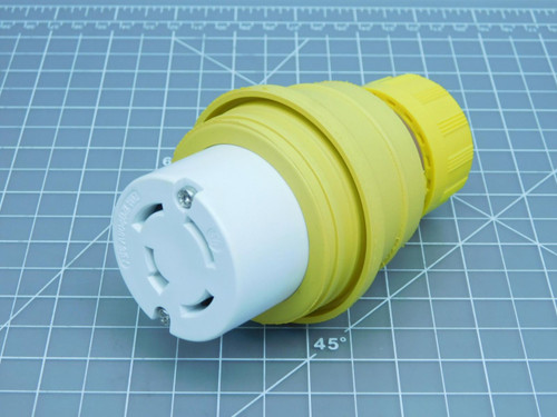 Molex 1301470038  Connector - Watertite non-nema 20A 120/280V Neotex Rubber-Yellow For Sale
