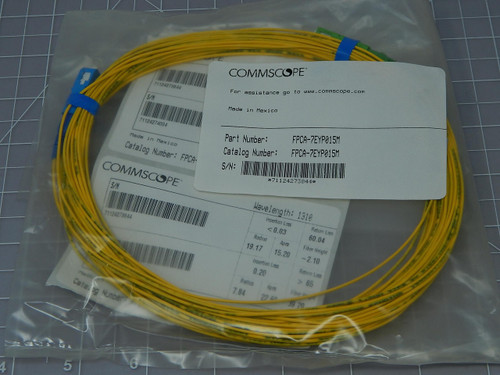 Commscope FPCA-7EYP015M  Fiber Optic Patch Cord For Sale