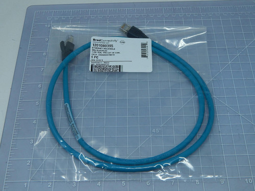 Brad Connectivity E66A06007M010 1201080395 Ethernet Male/Male MMJ RJ45/RJ45 Cable For Sale