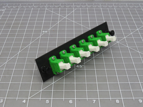 Commscope 559517-2  Fiber Optic Adapter Pack Singlemode 6 Simplex Ports SC/APC For Sale