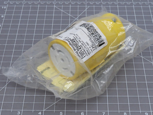 Woodhead 1301420049 2983 Super-Safeway Connector NEMA L23-30 30A 3 Phase For Sale
