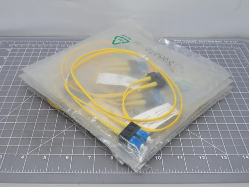 Lot of 6  DXSMSCSC-1M 3-75297/1M 1 Meter Fiber Optic Cable For Sale