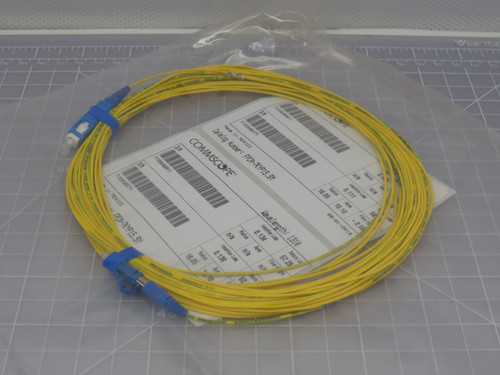 Lot of 25 Commscope FPCA-7KYP15-5M  CTO-Fiber Optic Patch Cord Singlemode Yellow For Sale