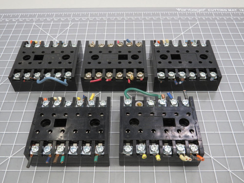 Lot of 5 Custom Connector SD12  Relay Socket For Sale