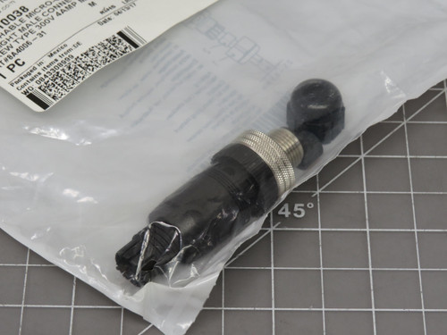 Lot of 10 Woodhead 1200710038 8A4006-31 Attachable Micro-Change Straight Male Connector Screw Type 300 4Amp. Max. For Sale