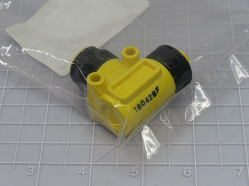 Brad Connectivity 41048 1300180206 Standard Circular Connector MC 3P MF 90DEG Adapter For Sale