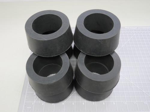 Lot of 10 Woodhead   Cable Strain Relief Grip Grommet 2 1/2 In  Black For Sale