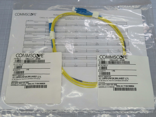 Commscope UDGLULU62-JXF006  Ultra Low Loss Singlemode LC Uniboot to LC Uniboot 2.0 mm Duplex Fiber Patch Cord Plenum  For Sale