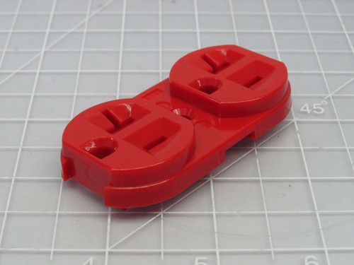 Lot of 90 Molex 1302030856 70-7212 NEMA 5-20R Red CVRPLT 20A/125V 2SHTS For Sale