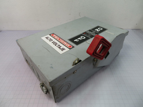 GE 266212-C  Heavy Duty Safety Switch 30 AMP 20 HP  For Sale