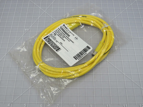 Brad Connectivity 1200868556 484030K05M020 Nano-Change (M8) to Micro-Change (M12) Double-Ended Cordset 4 Poles Female to Male 22 AWG TPE Cable For Sale
