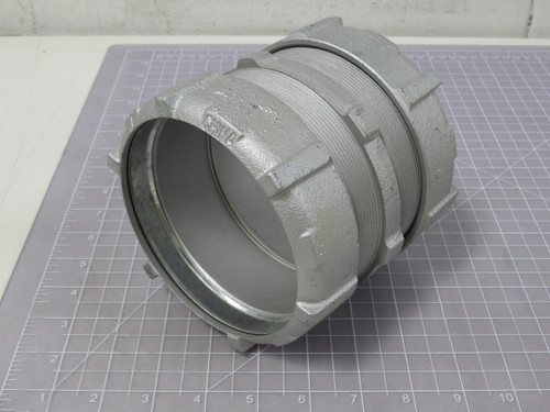 BP FITTINGS 3109 MALLEABLE RIGID COUPLING SIZE 4 IN T192176