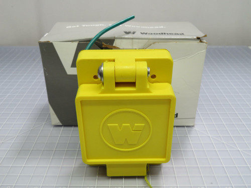 Daniel Woodhead 1301470129 66W49 Cover Plate L7-20P w/Male Receptacle For Sale