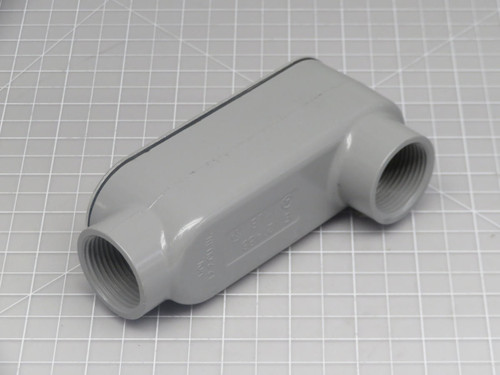 Lot of 5 Dottie LB100CG  1 in Threaded Conduit Bodies Aluminum LB Type  For Sale