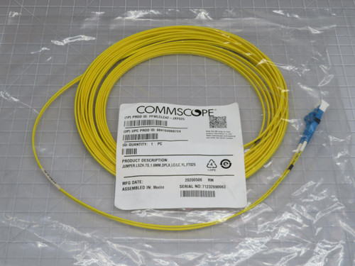 Commscope FFWLCLC42-JXF025  JUMPER LSZH TS 1.6MM DPLX LC/LC VL FT025  For Sale