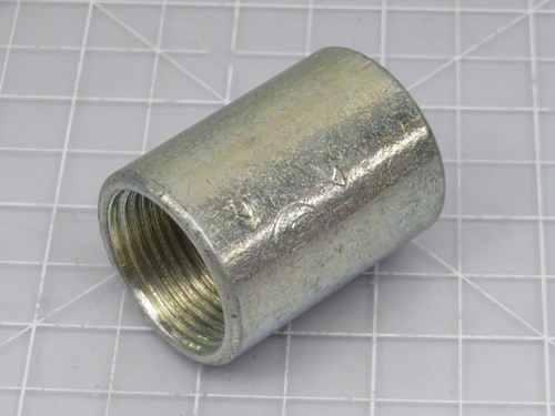 Lot of 25     Threaded Steel Conduit Coupling  For Sale