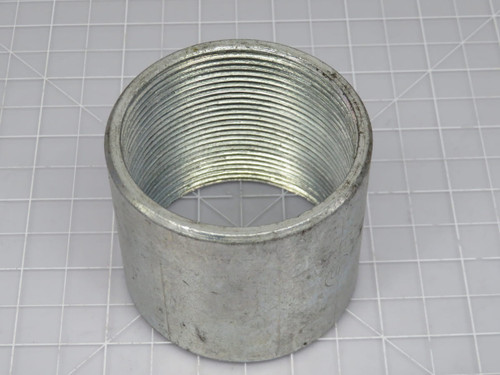 Lot of 12     Threaded Steel Conduit Coupling 2-1/2"  For Sale