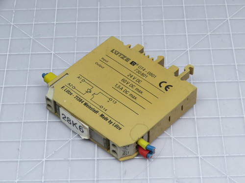 Lot of 2 Lutze  0T4-0801 730801  Time Delay Relay  For Sale