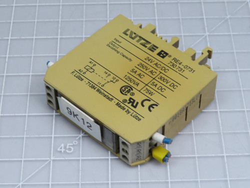 Lot of 4 Lutze  RE4-0731 730731  Time Delay Relay  For Sale