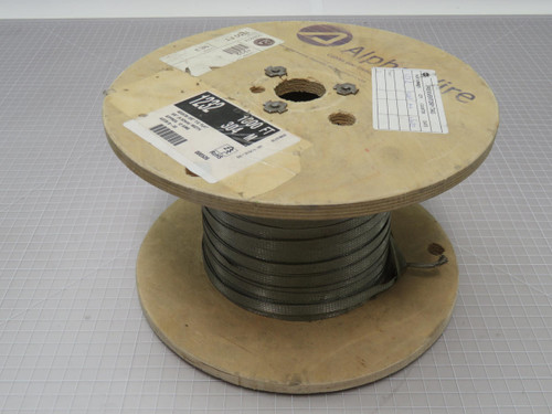 Lot of 500 FT ICA  1232  Uninsulated Flat Braid Wire 3/8 TC 12 AWG  For Sale