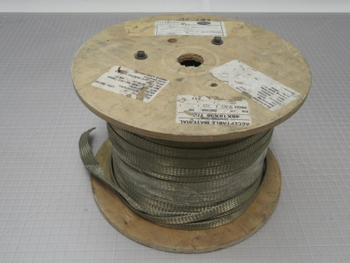 Lot of 300 FT ICA  BRAID-.781-T  Mil-Spec Round Screening Braid  For Sale
