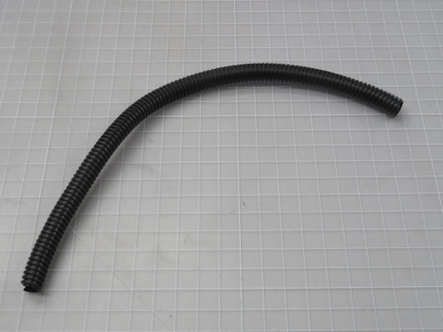 Lot of 1500 FT Drossbach  09LNDBSG0000XZS  Black Cable Conduit 3/8 In w Gray Stripe Slit  For Sale