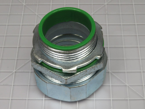 LOT OF 26 LIQUID TIGHT CONDUIT FITTING CONNECTOR 1-1/ STRAIGHT STEEL T192266