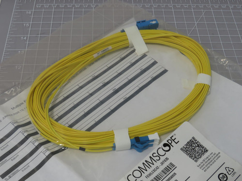 Commscope FEWLCSC42-JXF035  Jumper RISR TS 1.6MM DPLX LC/SC YL FT035  For Sale