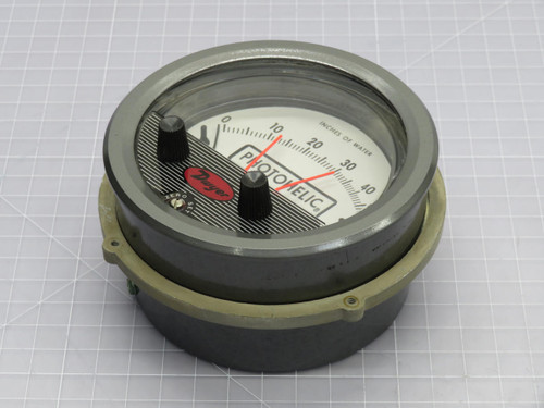DWYER  3D5D-LR-RMR-24DV  PHOTOHELIC PRESSURE SWITCH/GAGE  For Sale