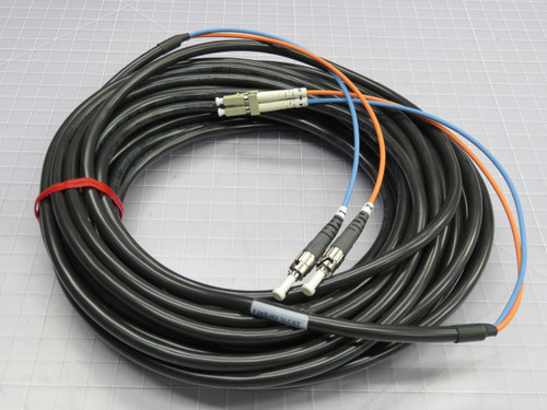 OPTICAL CABLE CORPORATION F2HDJ62.5LCST-045 62.5/125 MICRON MULTIMODE FIBER-OPTIC CABLE T211221