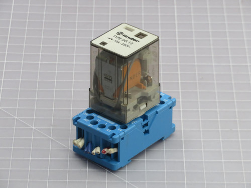 Finder  60.13  General Purpose Industrial Relay w holder  For Sale