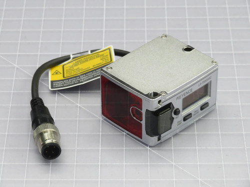 KEYENCE  LR-TB5000C  LASER SENSOR
W/ M12 CONNECTOR
2 METER CABLE  For Sale